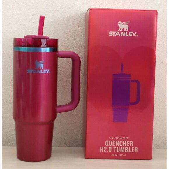 Stanley 30oz I Like U Berry Much Flowstate Quencher H2.0 Stainless Steel Tumbler - Picture 1 of 10
